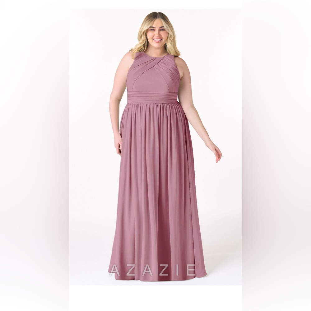 COPY - Azazie bridesmaid dress size 22 alterations done to fit. In color vintag…